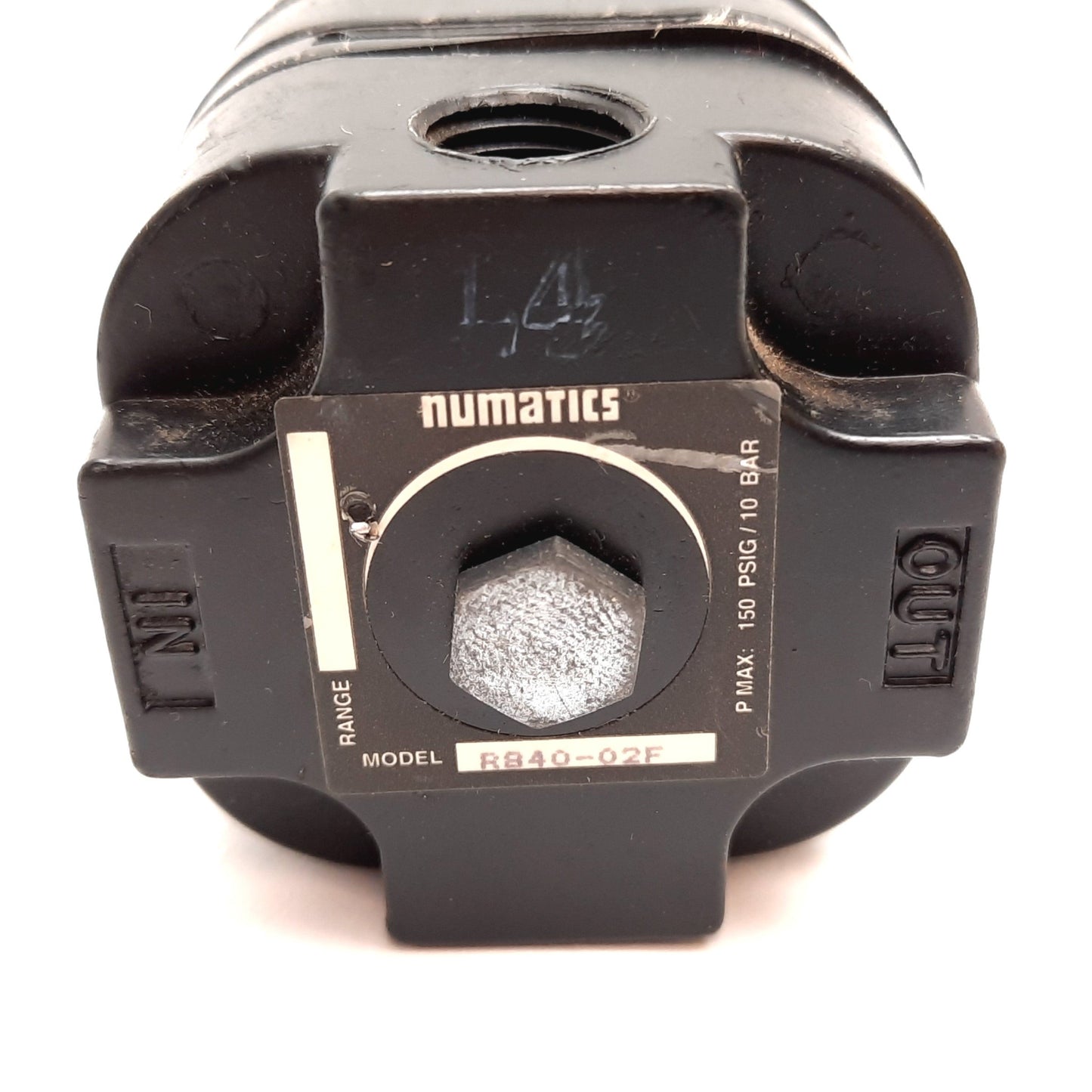 Used Numatics R840-02F Precision Air Relay, Supply: 150psi, Range: 2-120psi, 1/4" NPT