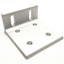 New – Open box Lot of 5 80/20 4285 Wide 2x4 Slotted Inside Corner Bracket, 3" x 2.810" x 1.50"