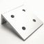 New – Open box Lot of 5 80/20 4285 Wide 2x4 Slotted Inside Corner Bracket, 3" x 2.810" x 1.50"