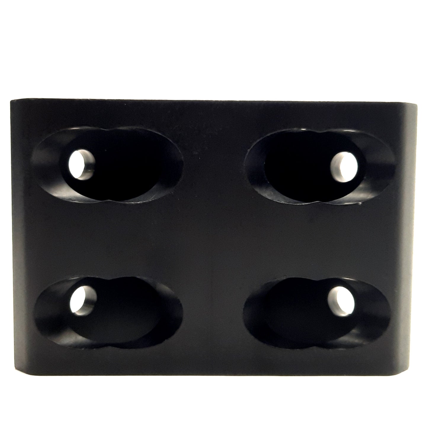 New – Open box Lot of 2 80/20 4338-Black Gusseted Inside Corner Bracket 8-Hole, 15 Series
