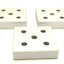 Used Lot of 3 80/20 2127 10-Series 5-Hole Center Tap Base Plates, 5/16-18 Thread