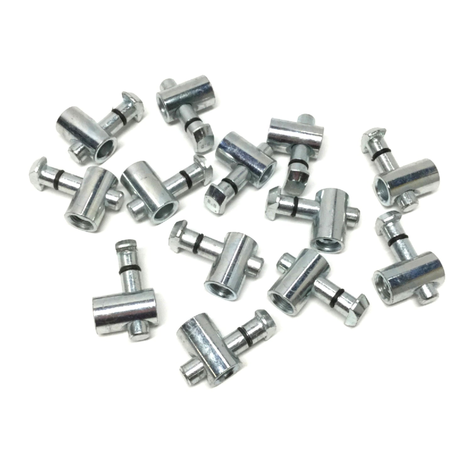 Used Lot of 14 Bosch Rexroth 3842535466 Extrusion 90° Quick Connector, 10mm Slot