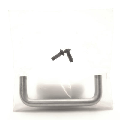 New – Open box Lot of 9 80/20 2070 Steel Door Handles, 8-32 x 0.500 Thread, 3.300" x 1.230"