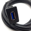 New Lot of 4 Batige X001REG8YL Square Single Port USB 3.0 Type A, 30V 3Ft Cable