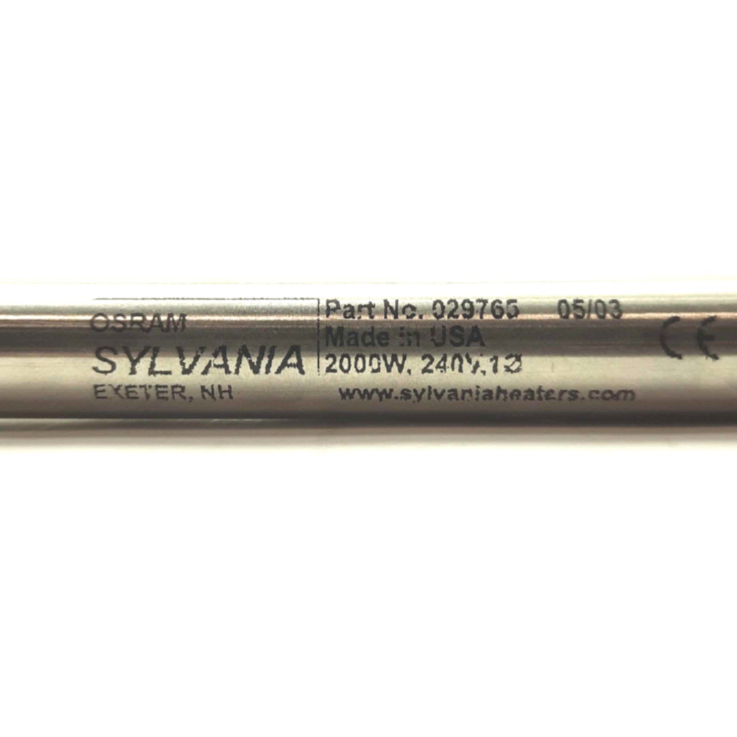 Used Osram Sylvania 029765 Serpentine II Triple Pass Air Heater Element 2kW 240VAC 8A