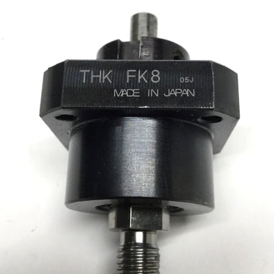 Used THK FK8 Ball Screw Support Unit ?8mm x 1mm Pitch, 40mm Long, ?43mm Flange
