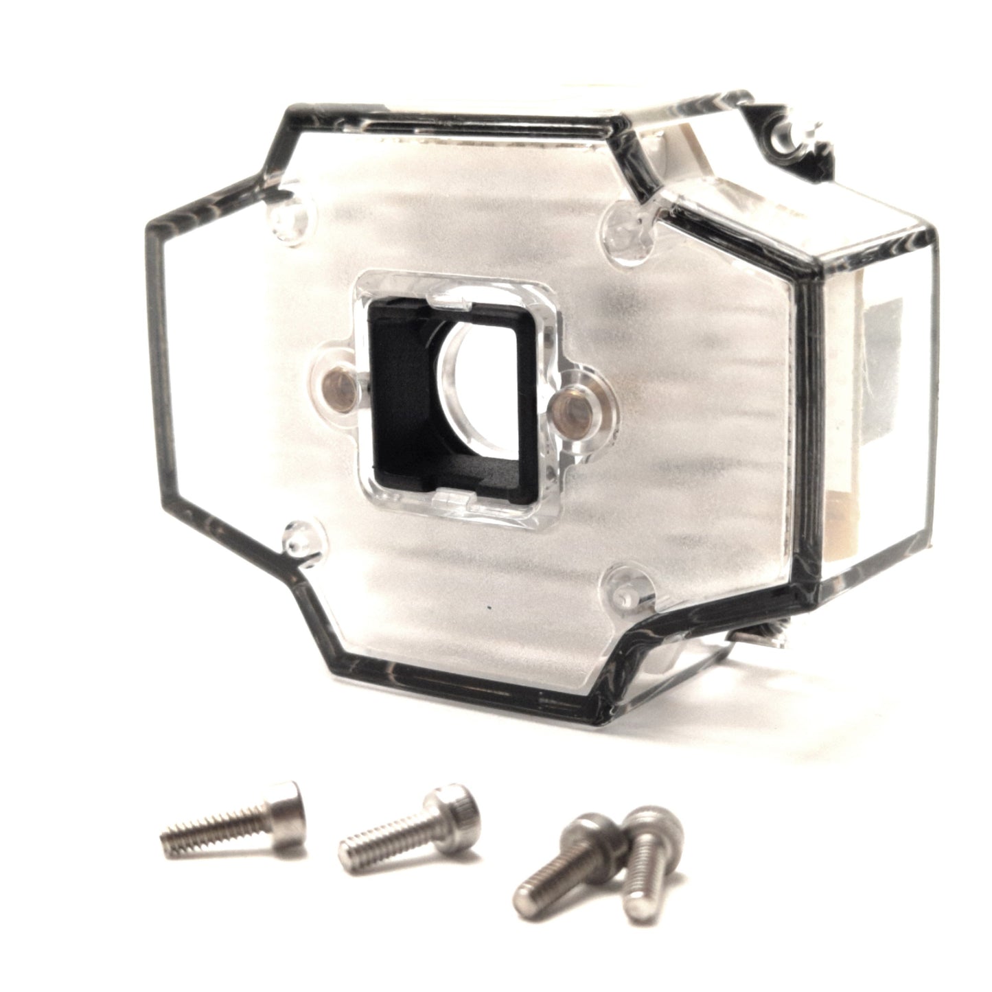 Used Cognex 820-0231-1R DataMan 300 Barcode Scanner Diffuse Lens Cover Blue LED