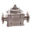 SVF Flow Controls SBC76666AT-TR SS Ball Valve, 1" Ladish, 1500PSI, TFM1600/PTFE