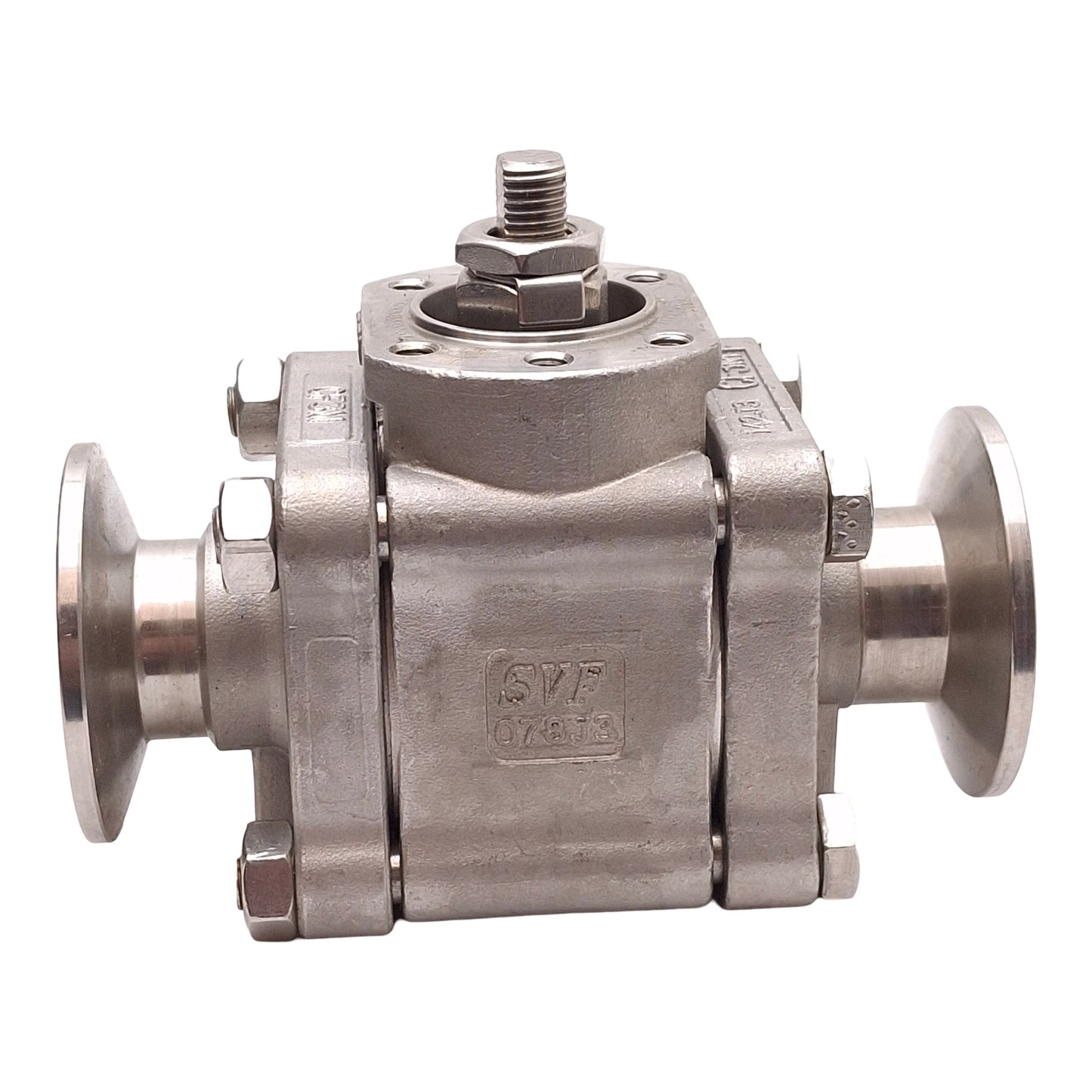SVF Flow Controls SBC76666AT-TR SS Ball Valve, 1" Ladish, 1500PSI, TFM1600/PTFE