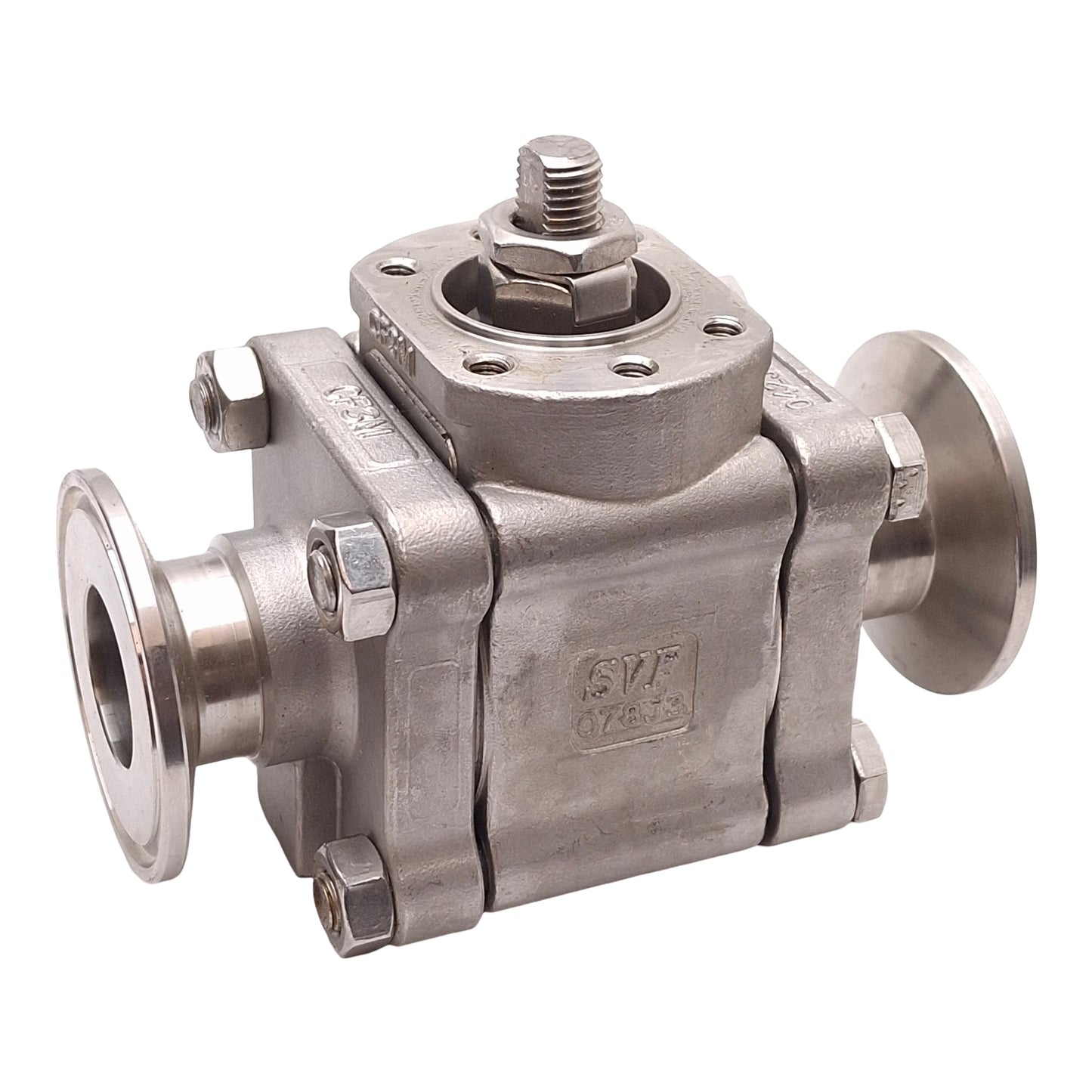 SVF Flow Controls SBC76666AT-TR SS Ball Valve, 1" Ladish, 1500PSI, TFM1600/PTFE