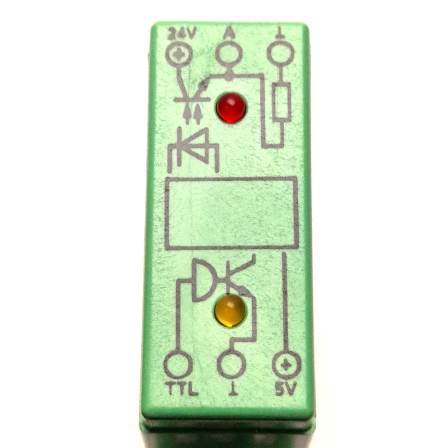 Used Phoenix Contact EMG 17-OV-TTL/24DC/2 Relay 5v DC TTL Input, 24v DC Output, N.O.