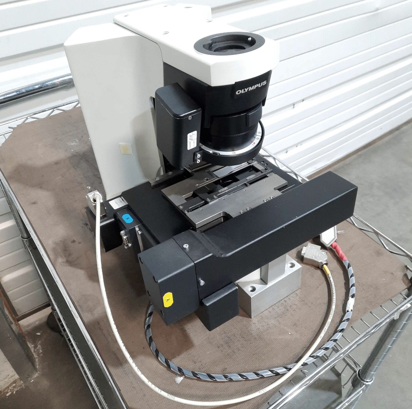 Used Olympus BX45 Microscope & Motorized Stage/Turret from Cellavision DM96