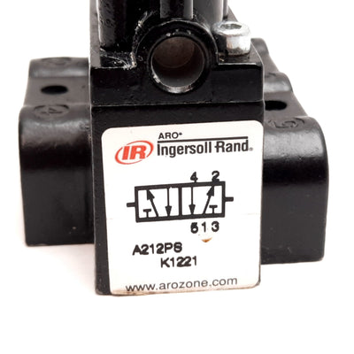 Used ARO Ingersoll Rand A212PS Pilot Air Valve, 2-Position 5-Port, 150psi, 1/4" NPT