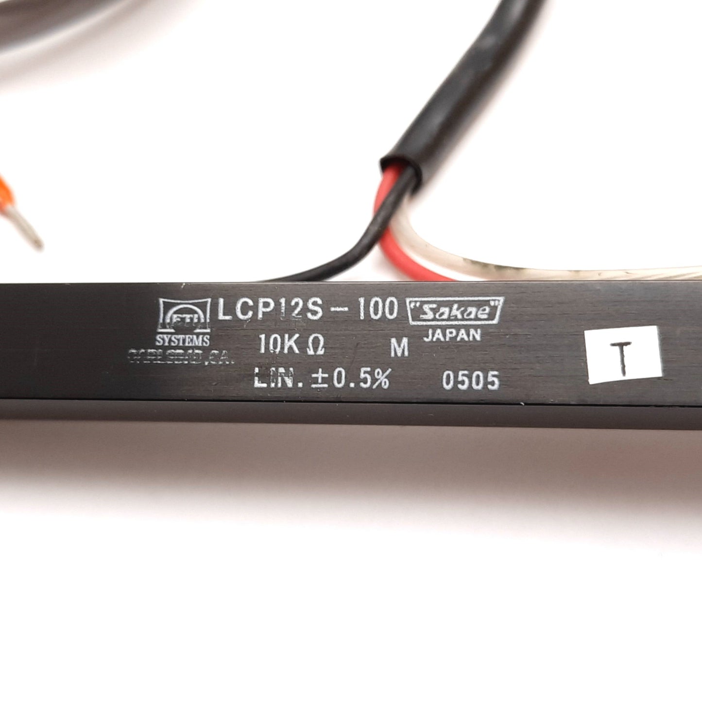 Used ETI Systems LCP12S-100 Precision Linear Potentiometer 4" Stroke, 10KOhms, 1.2W