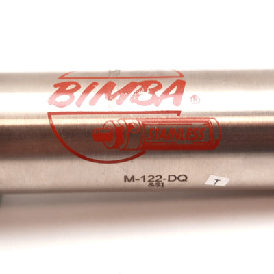 Used Bimba M-122-DQ Pneumatic Cylinder, Bore: 1.25", Stroke: 2", Ports: 1/8" NPT