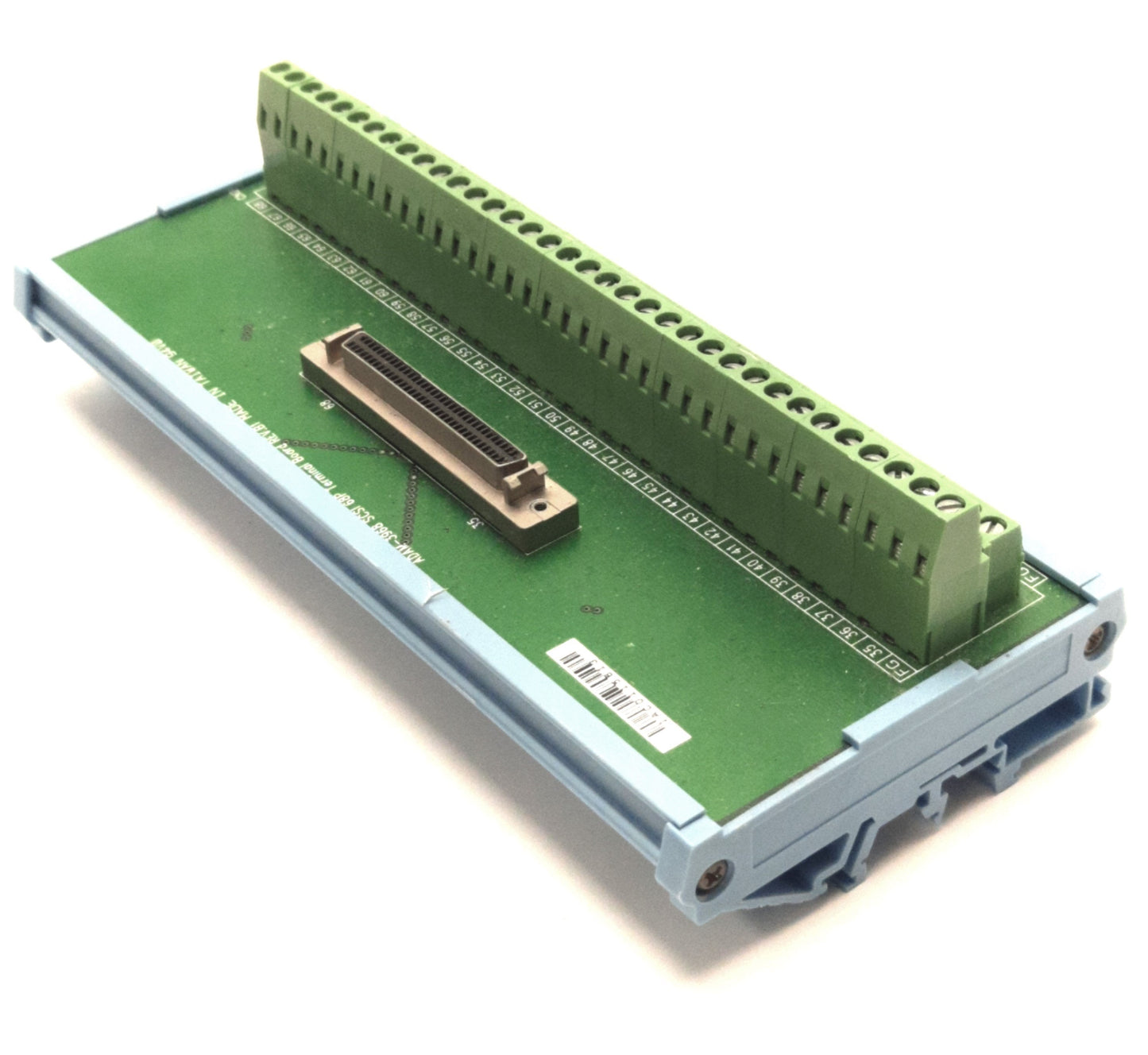 Used Advantech ADAM-3968 Breakout Board Interface, 68-Pin SCSI to Screw Terminals