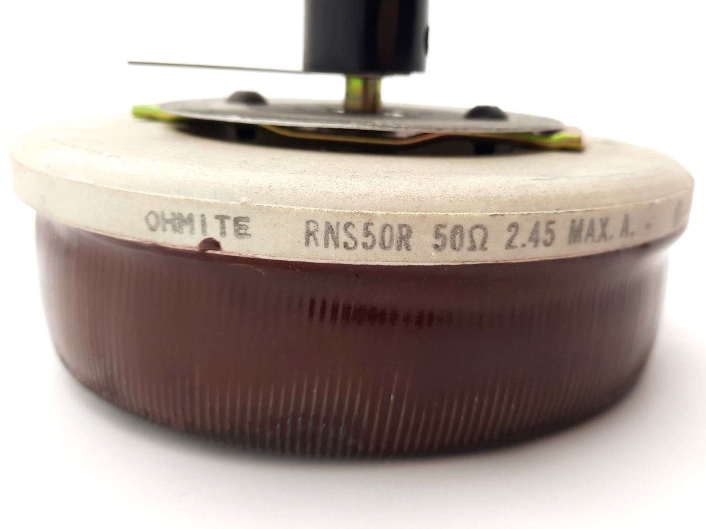 Used Ohmite RNS50R Rheostat Potentiometer Resistance: 50 Ohms Power Rating 300W