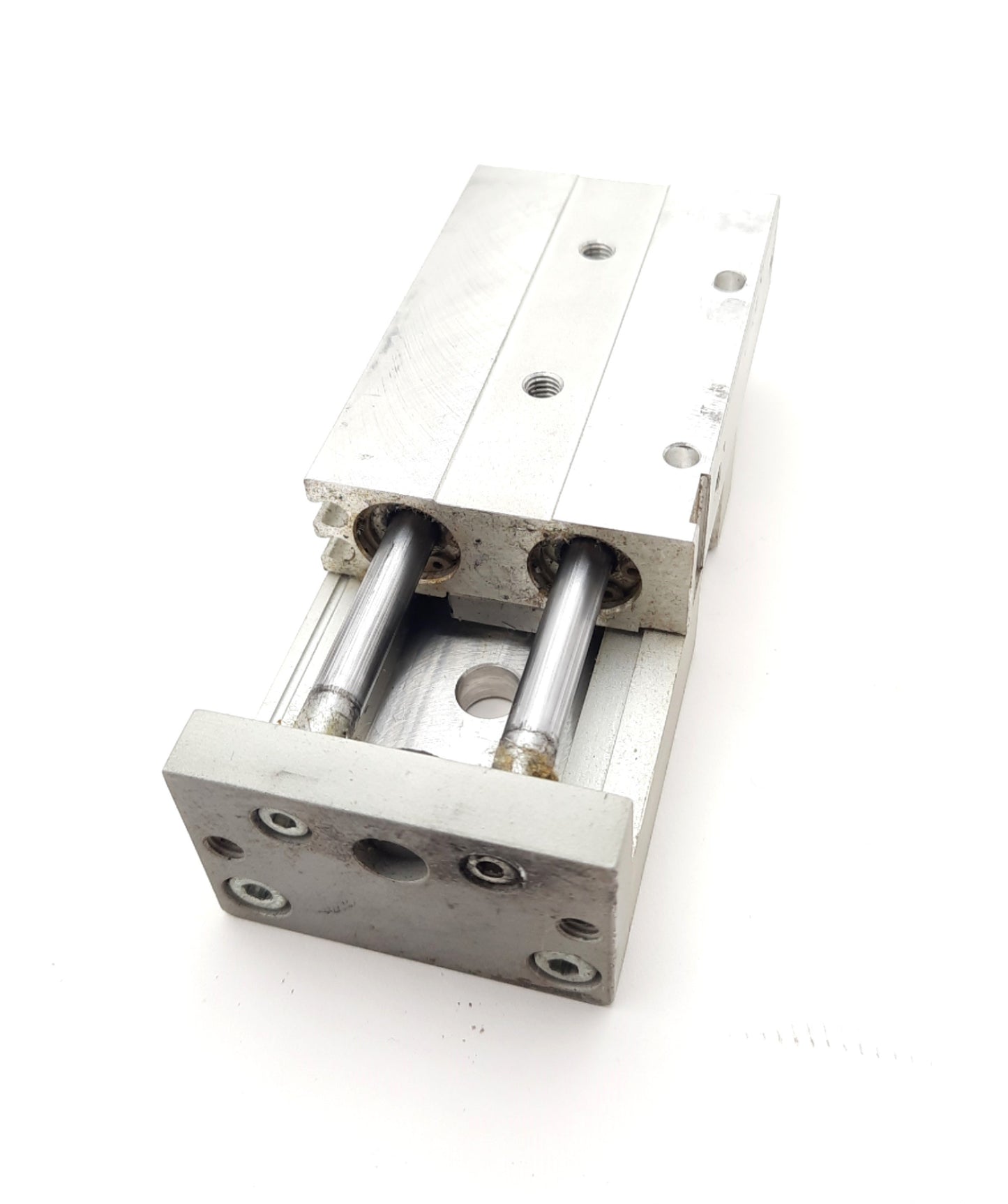 Used Bimba TBA-1230-E Pneumatic Linear Actuator Twin Bore 1.18" Stroke 140psi 10-32