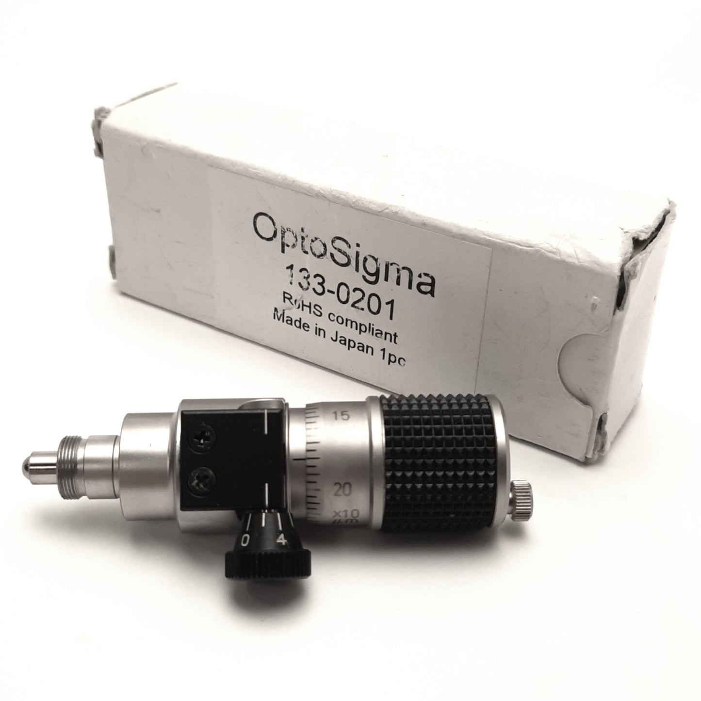 New – Open box OptoSigma 133-0201 Differential Micrometer Head 13mm Travel, 0.5µ Resolution