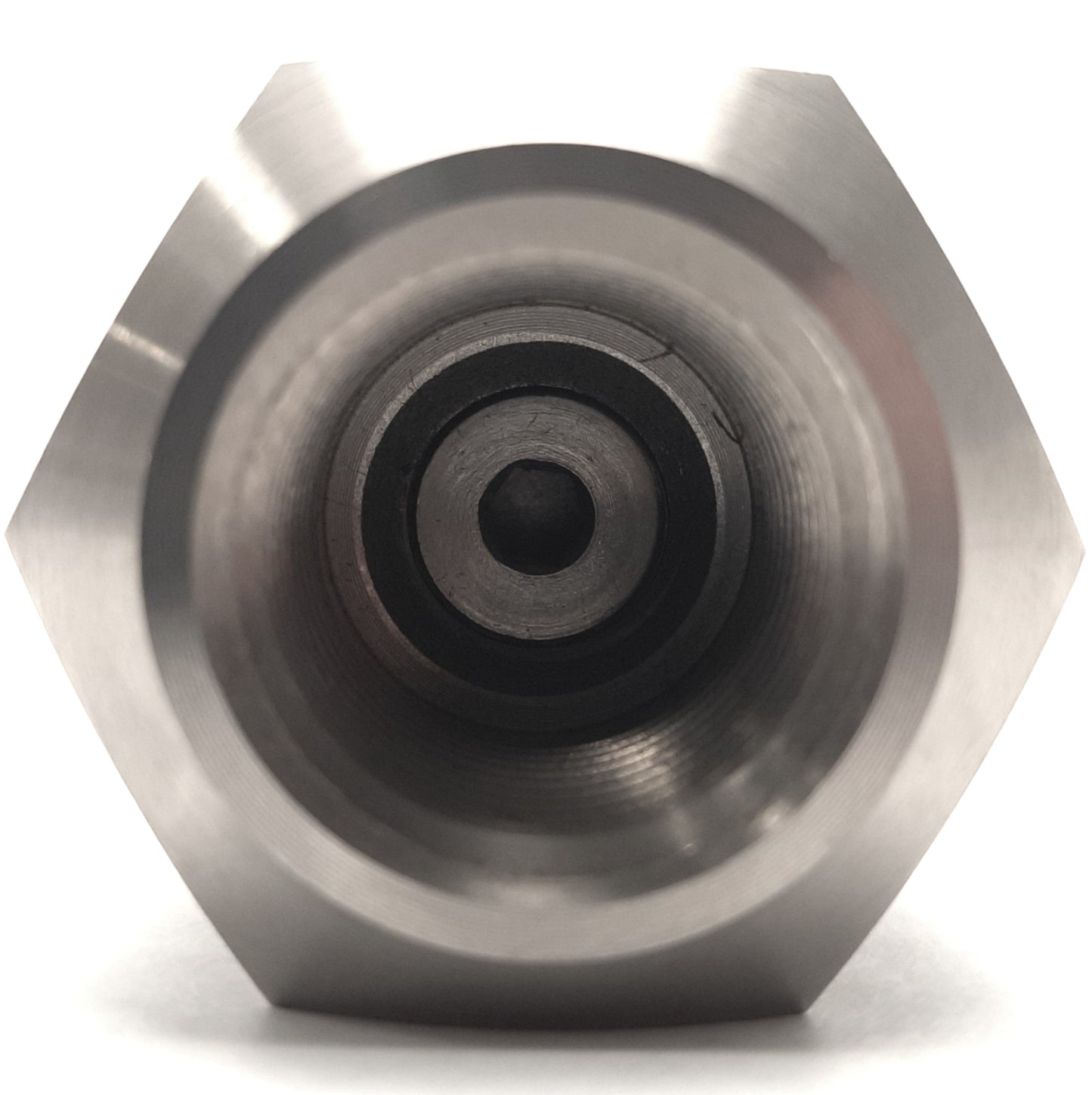 New – Open box Ashcroft 1/2-1106S Pulsation Damper 1/2" NPT Male-Female, 5000 Psi Max, SS