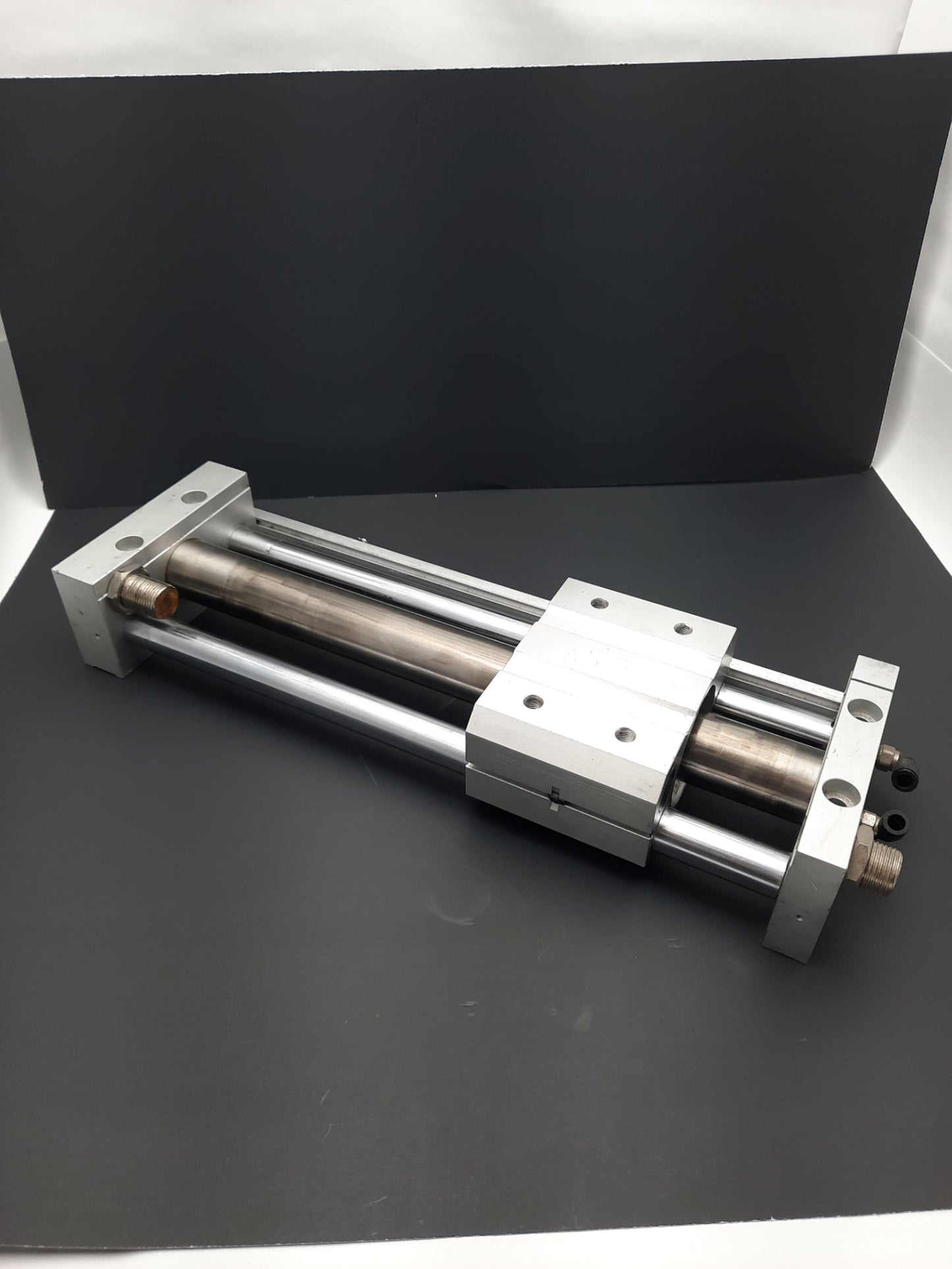 Used SMC NCDY2S32H-1000-F7PW Magnetically Coupled Rodless Cylinder 10", 1-1/4"