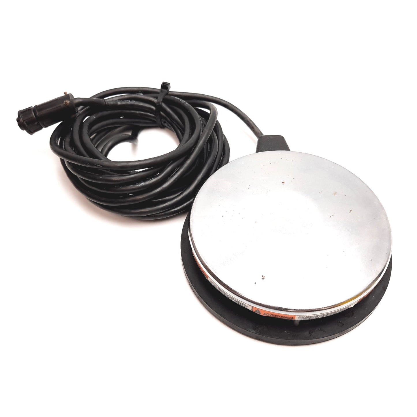 Used Linemaster P38-S Premier Foot Switch, Pedal Size: 5.25" Diameter, 10A 125-250VAC