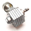 Used Gast 4AM-NRV-92 Air Motor, 1.8HP, 100psi Max, 3000RPM, 5/8" Shaft, 3/8" NPT