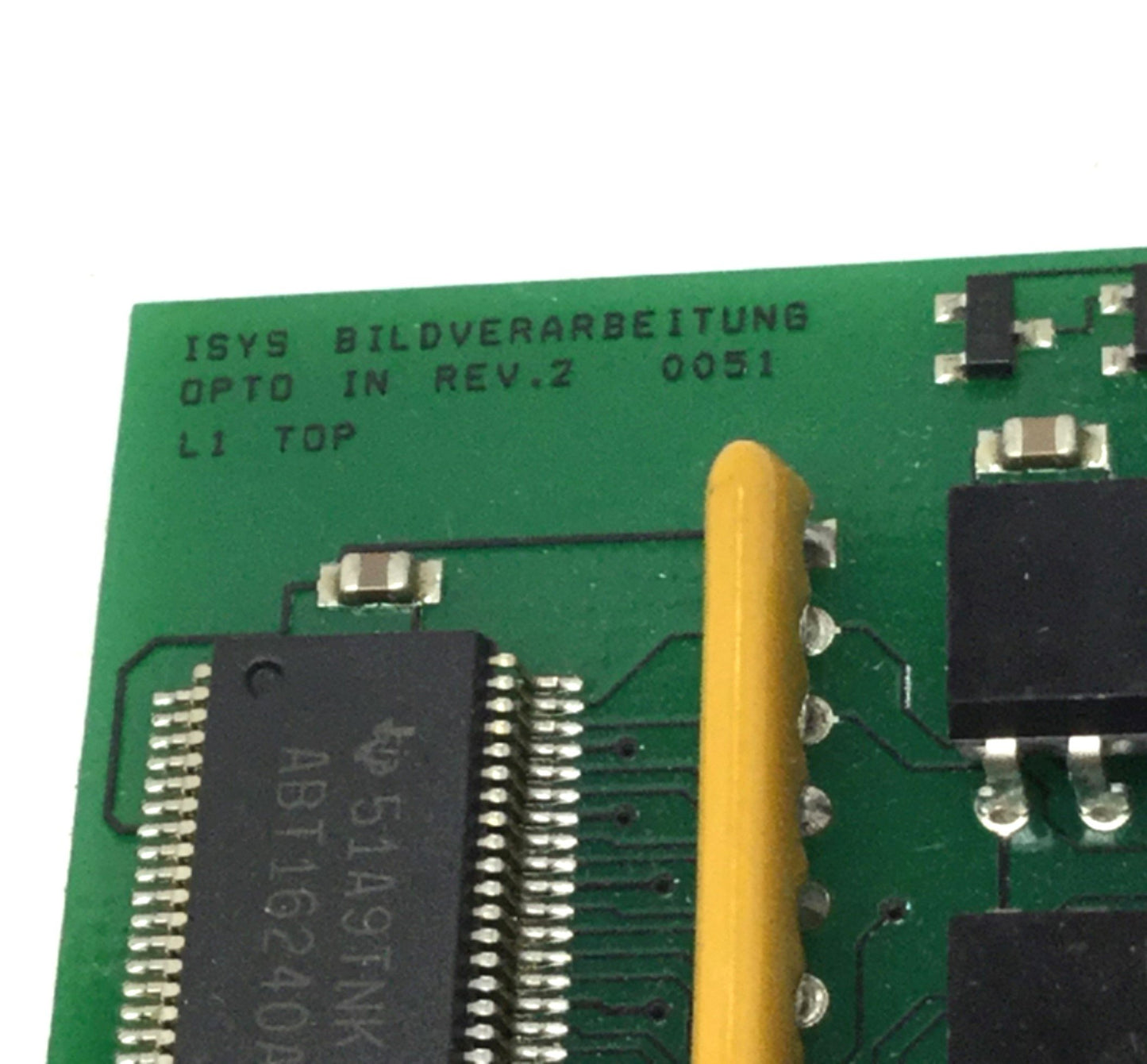 Used Isys 0051 Opto In Relay Circuit Board PCB from Ekra X5 Solder Paste Printer