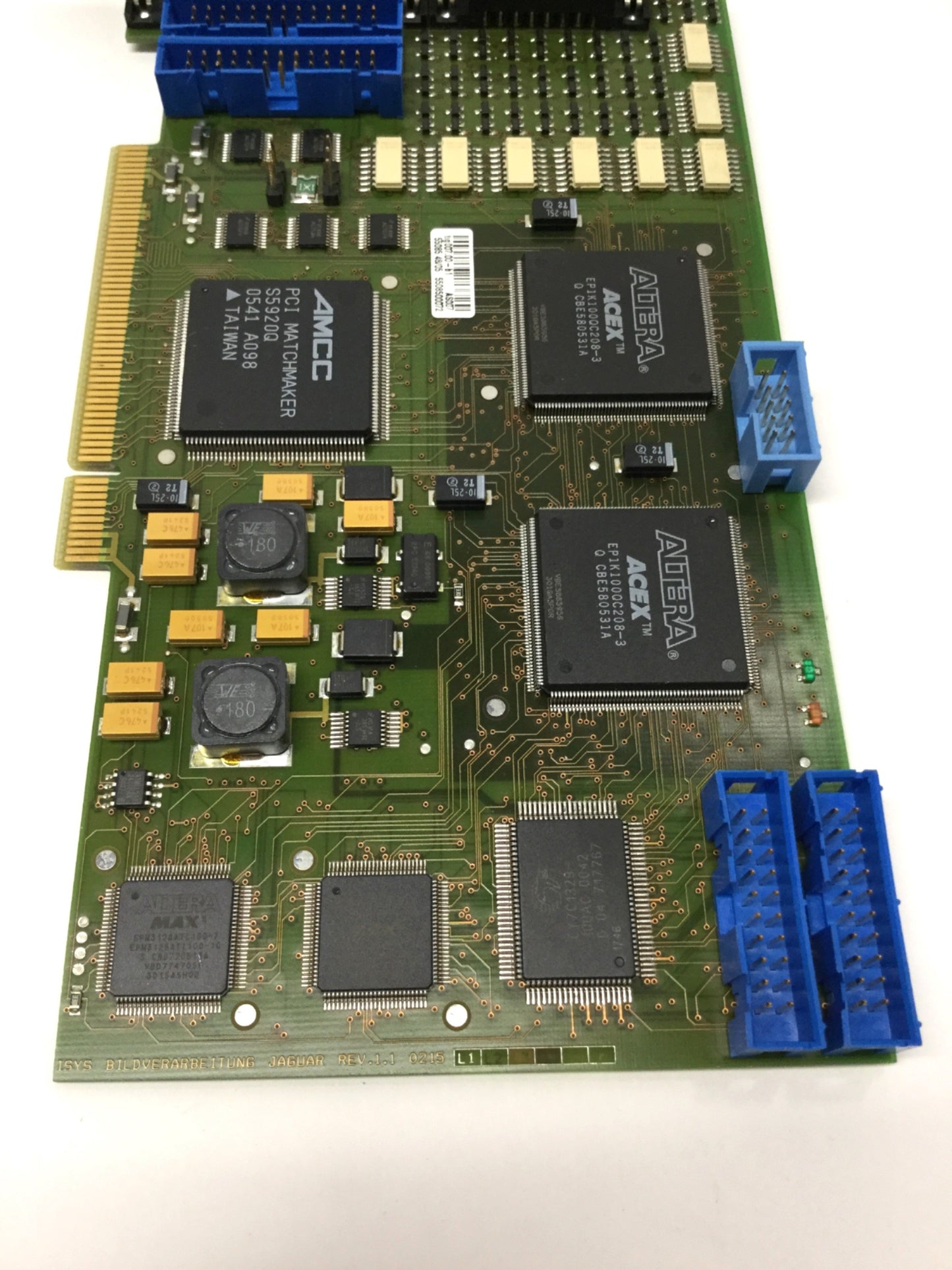 Used Isys 0215 Jaguar 32-bit PCI Control Card PCB from Ekra X5 Solder Paste Printer