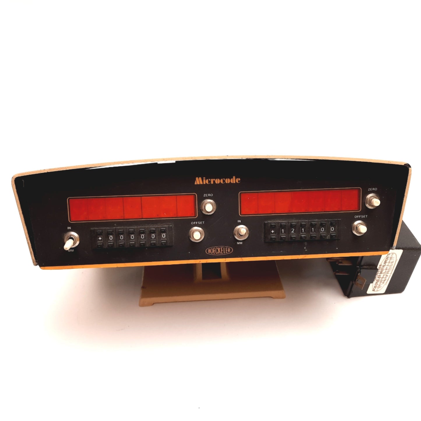 Used Boeckeler 2-815.5 Microcode Digital Readout, 2-Axis, Inputs: 9-Pin D-Sub