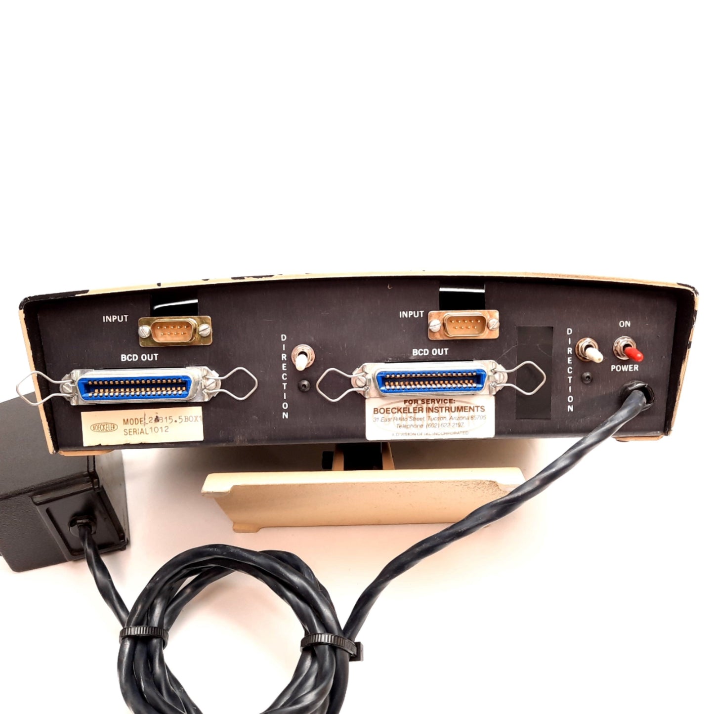 Used Boeckeler 2-815.5 Microcode Digital Readout, 2-Axis, Inputs: 9-Pin D-Sub