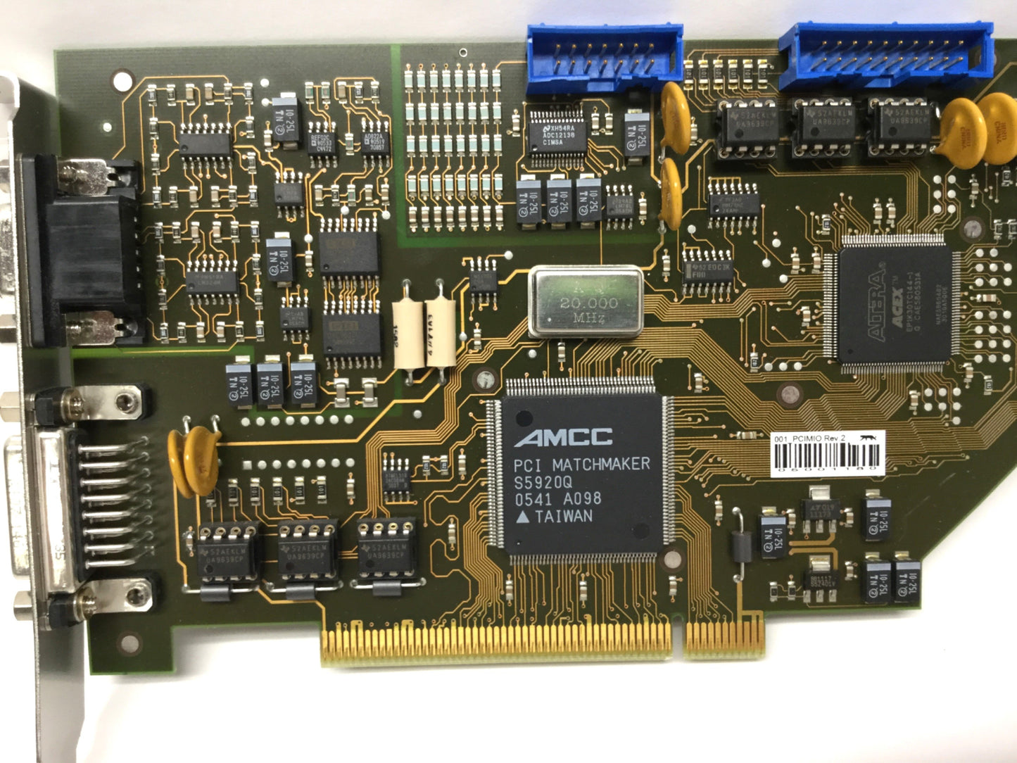 Used Isys 0542 PCI-MIO DAQ Control Card PCB from Ekra X5 Solder Paste Printer