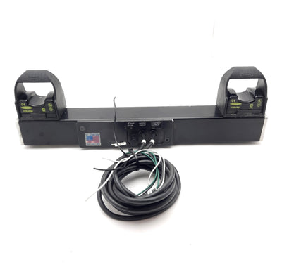 Used Renco REN46-24VDCI/O-K Two Hand No Tie Down, Banner OTBVR81 Sensors 24VDC