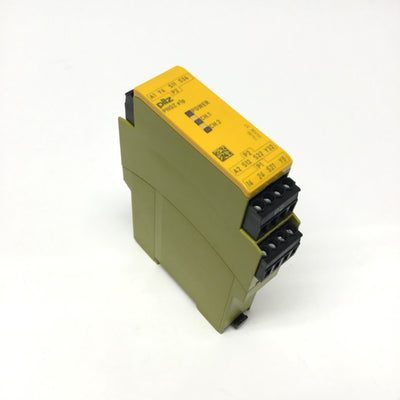 Used Pilz PNOZ e1p 24VDC 2so 774130 E-Stop Monitoring Safety Relay Module, 2-Channel