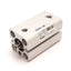 Used SMC CDQSB12-20D Compact Cylinder, Bore: 12mm, Stroke: 20mm, M5 x 0.8, 1.0MPa