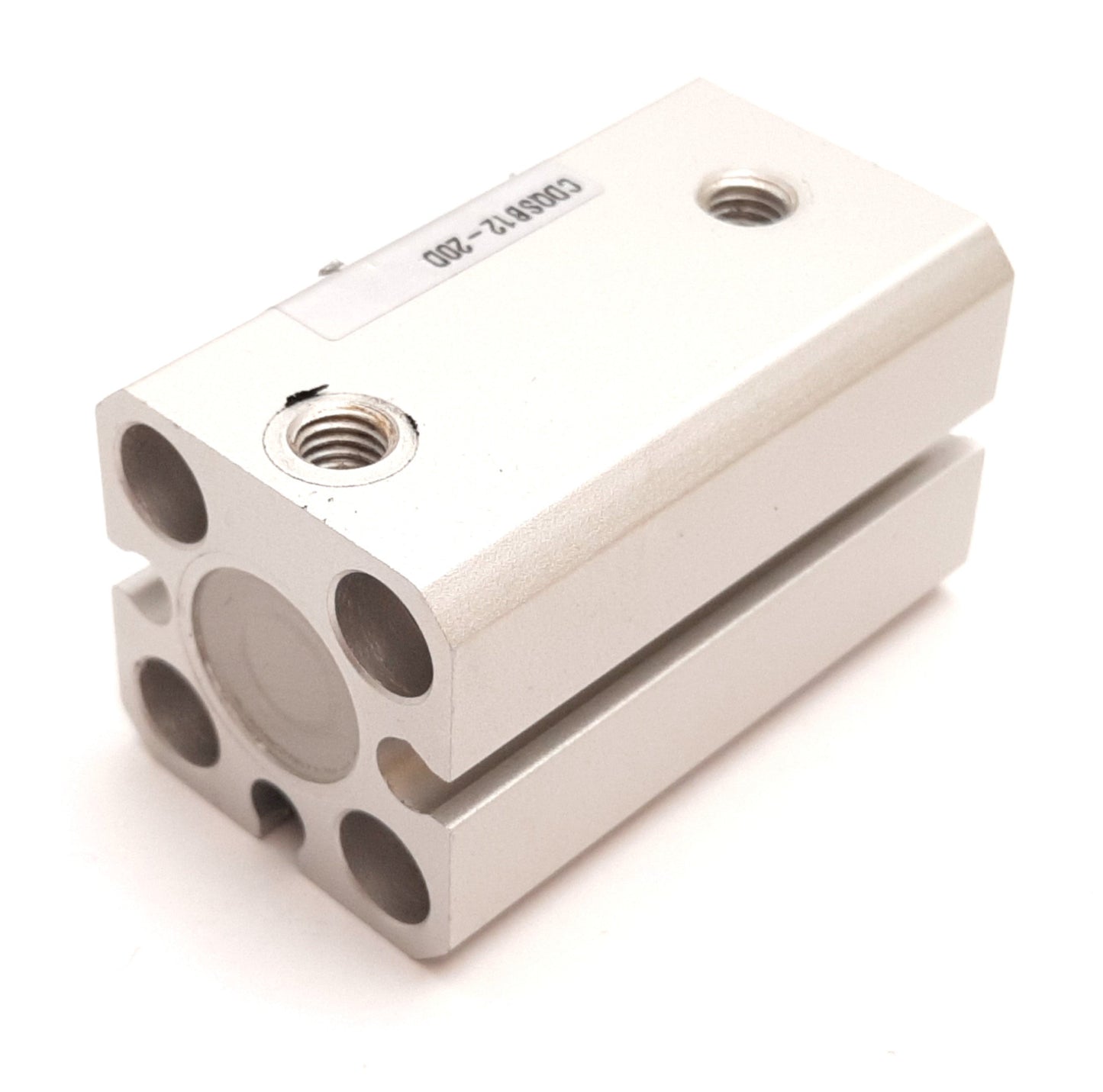 Used SMC CDQSB12-20D Compact Cylinder, Bore: 12mm, Stroke: 20mm, M5 x 0.8, 1.0MPa