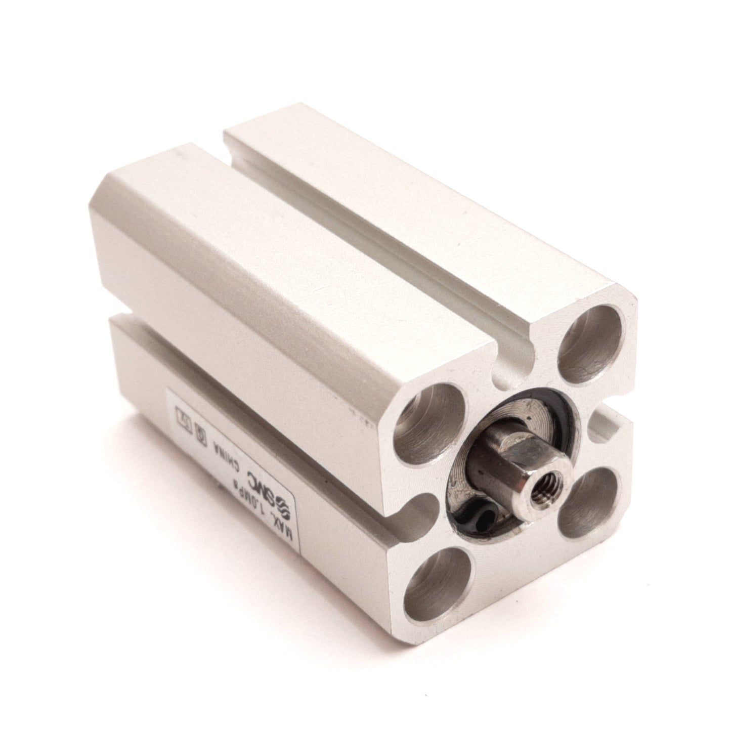 Used SMC CDQSB12-20D Compact Cylinder, Bore: 12mm, Stroke: 20mm, M5 x 0.8, 1.0MPa