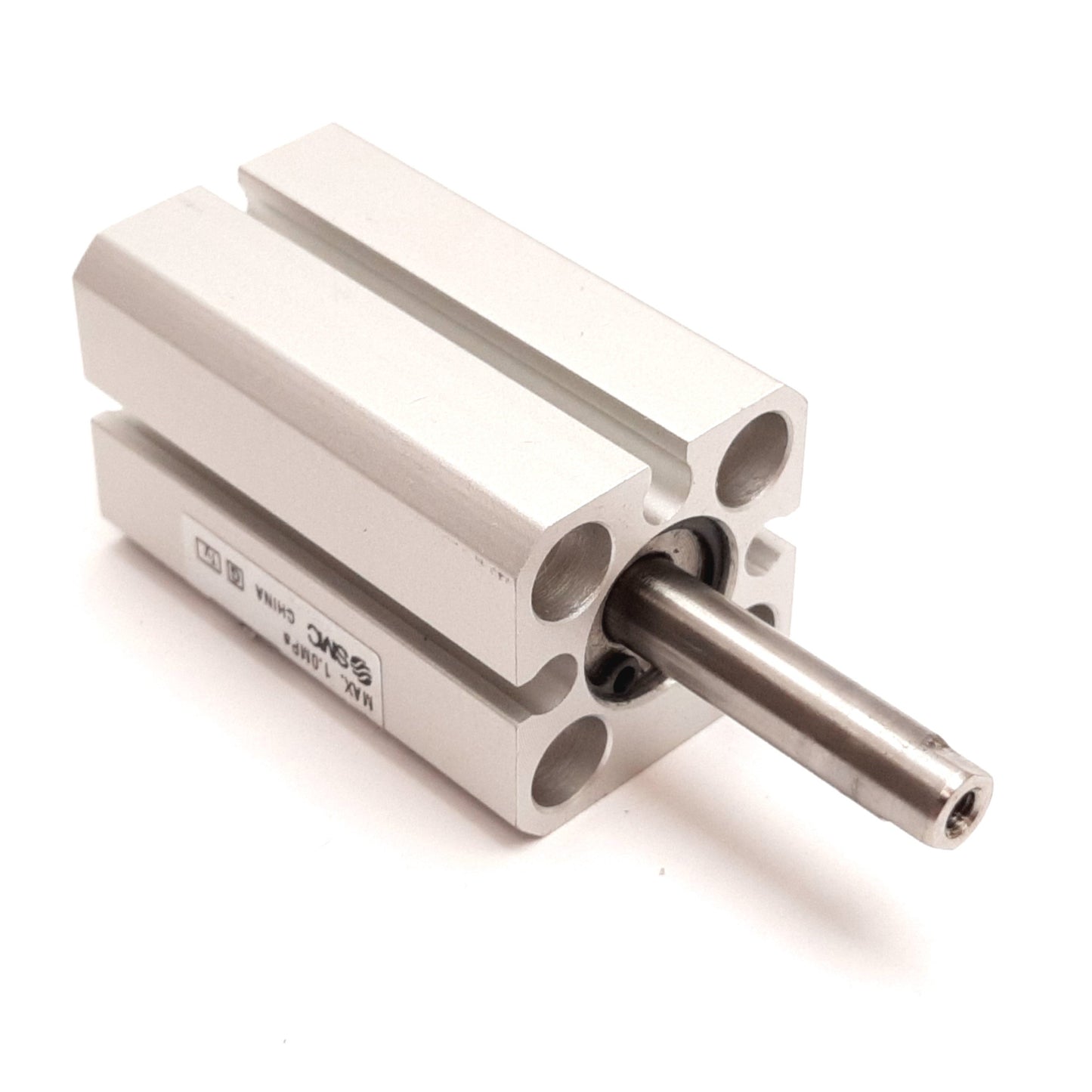 Used SMC CDQSB12-20D Compact Cylinder, Bore: 12mm, Stroke: 20mm, M5 x 0.8, 1.0MPa