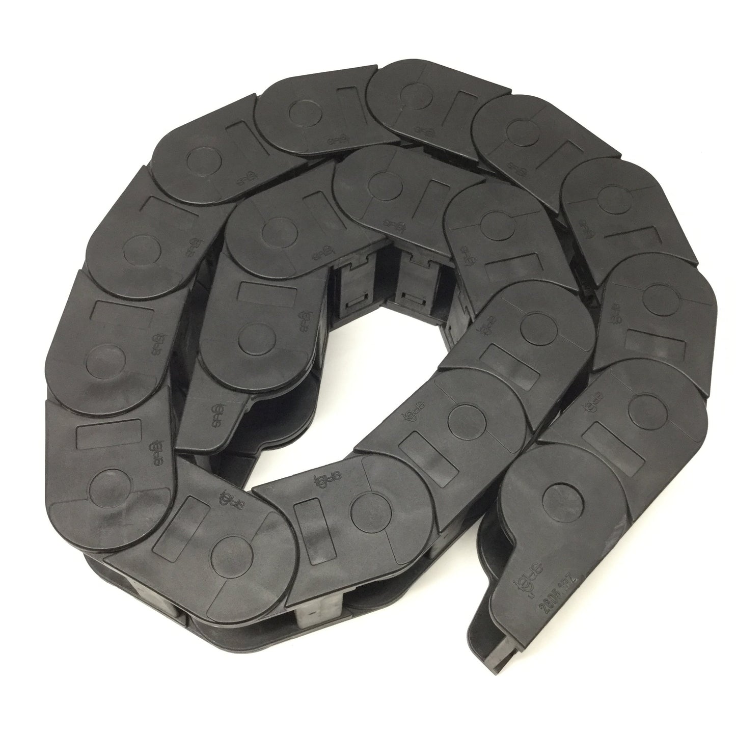 Used Igus 27i.05.063 Energy E-Chain Cable Carrier Snap-Open 50mm W x 35mm H, 42" Long
