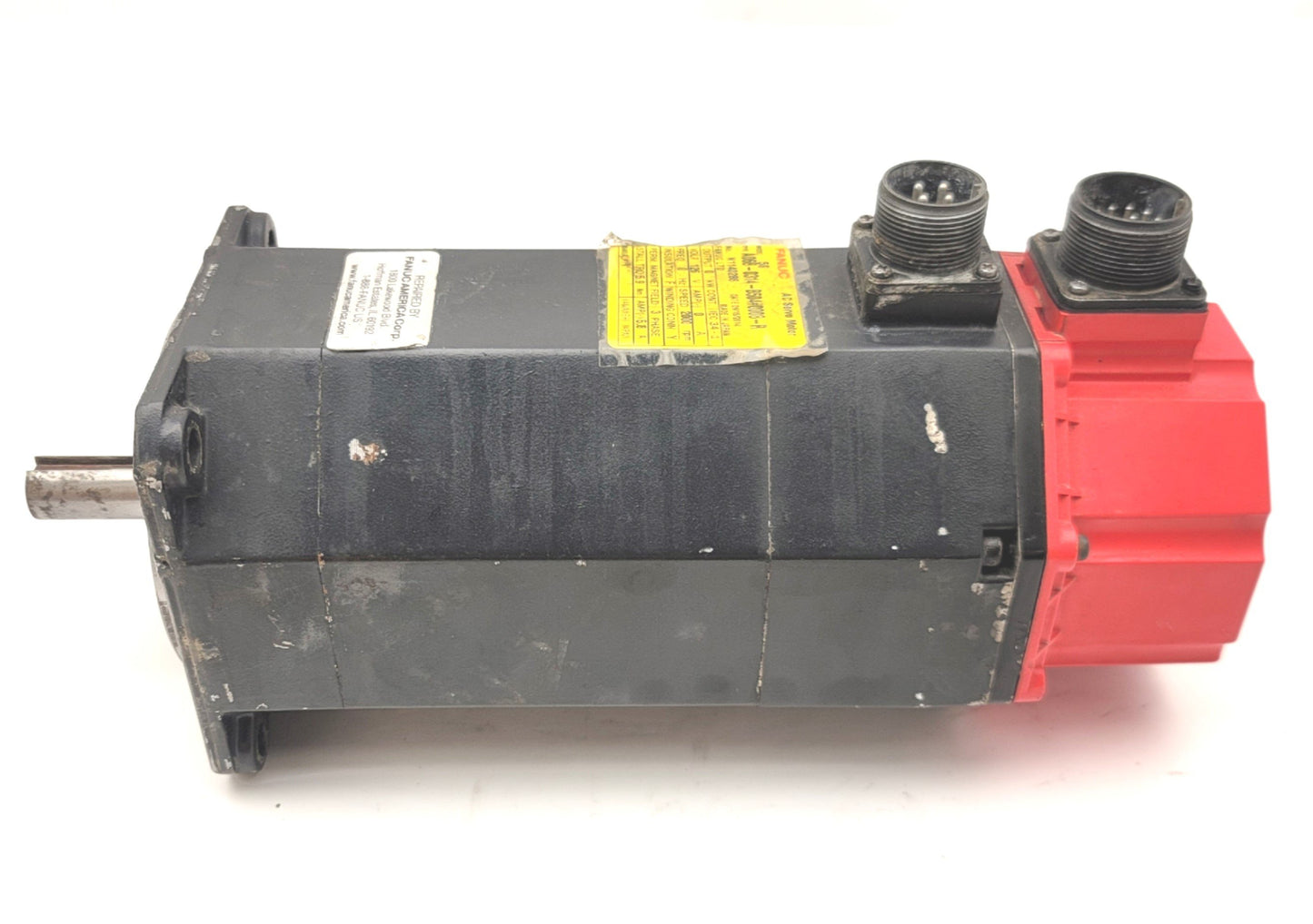Used Fanuc A06B-0314-B504#0008 Model 5S AC Servo Motor 2000RPM, 5.9Nm, 2000PPR, 130mm