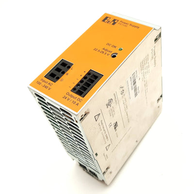 Used B&R Automation PS1100 Power Supply, Input: 100-240VAC 3-1.5A, Output: 24VDC 10A