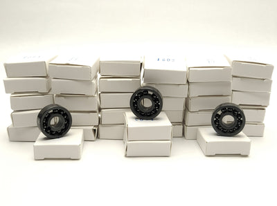 New Lot of 34 Lily Bearing CESI 1603 Ceramic Ball Bearings, 0.3125" Bore, Open Seal