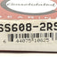 New Lot of 4 Consolidated Bearings SS608-2RS Radial & Deep Groove Ball Bearing, 8mm