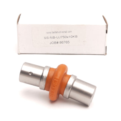 New Belden SS-NB-UJ750x10KB Booted Needle Universal Joint, Ø10mm Bore, 2-11/16" Long