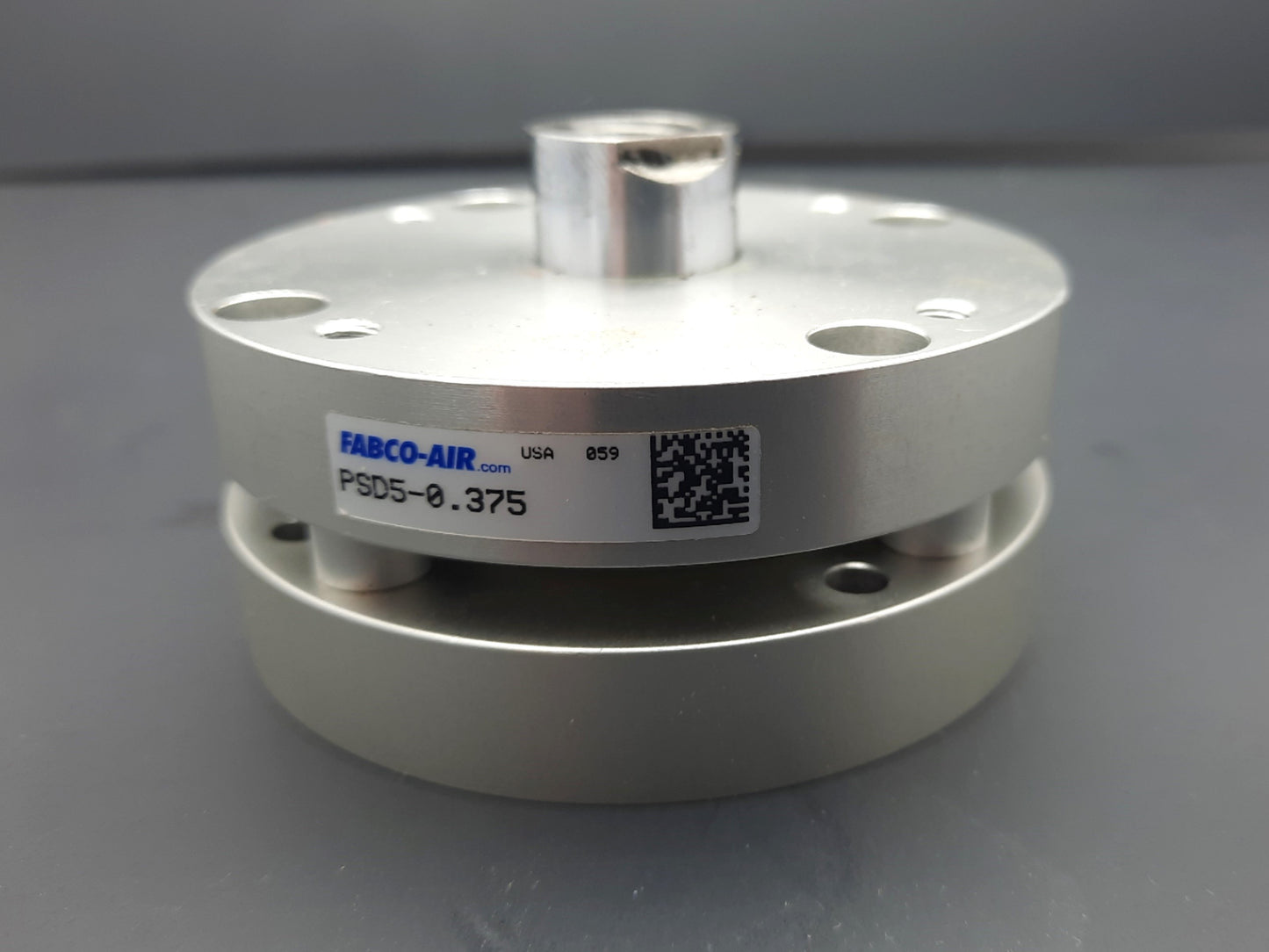 Used Fabco Air PSD5-0.375 Pancake II Series Cylinder Single Rod 2" Bore 3/8" Stroke
