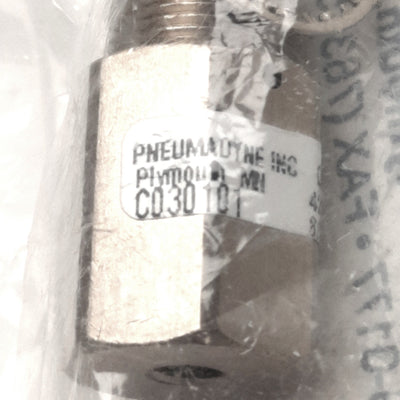 New Lot of 2 Pneumadyne C030101 Toggle Valve 3-Way 10-32 Thread 15.5 CFM, 125Psi Max