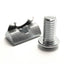 New Lot of 10 80/20 13036 Roll-In T-Slot Nut 13.5x7.2mm, Slot 8, 22mm, Leaf Spring