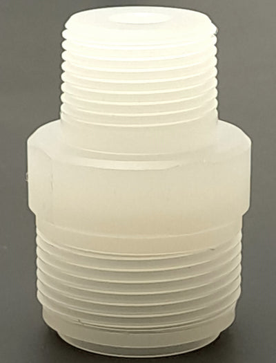 New – Open box Walchem E00040 Fitting, 3/4" NPT, For EHE55/56 Metering Pump