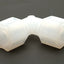 New Lot of 2 Entegris UE12MN Integral Ferrule Elbow Union, 12mm Ferrule, 1 3/16" Hex