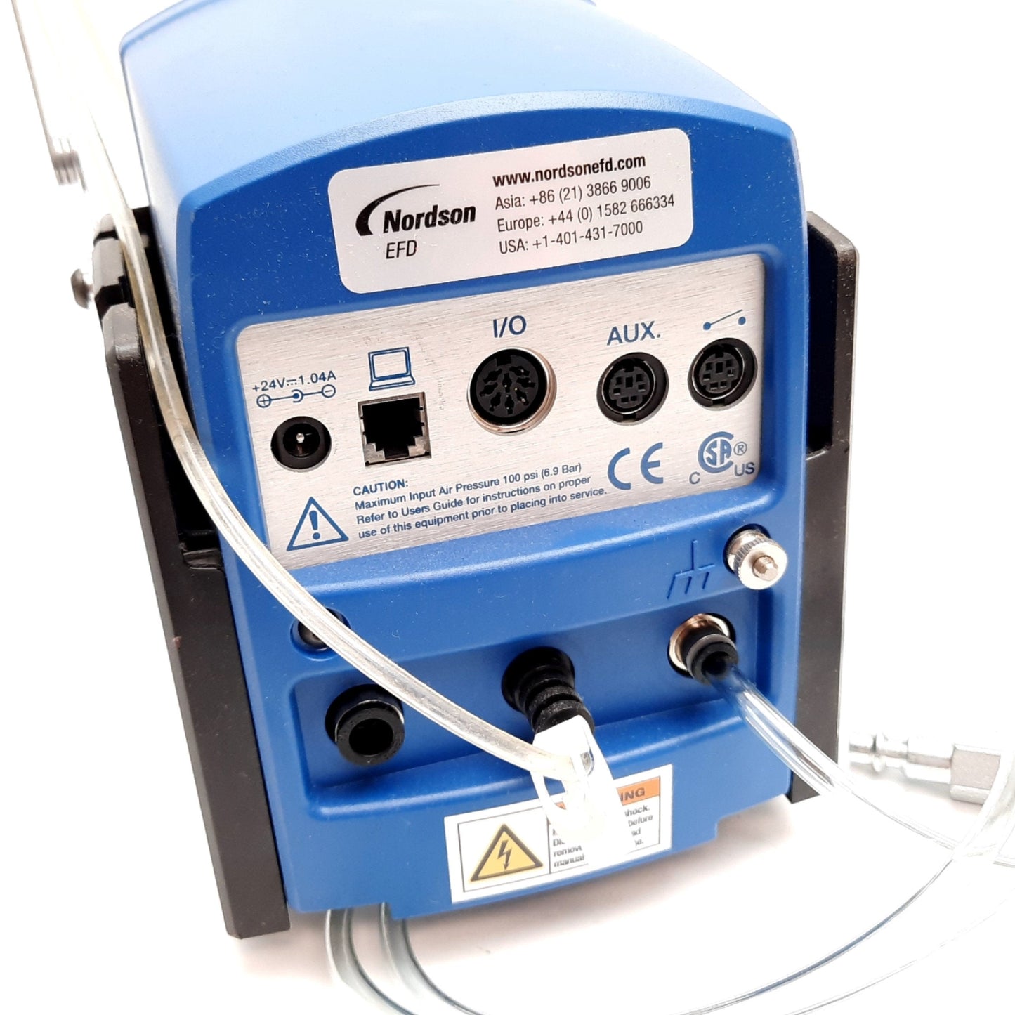 Used Nordson EFD 7002003 Ultimus II Precision Fluid Dispensing Unit, 0-15psi, 24VDC